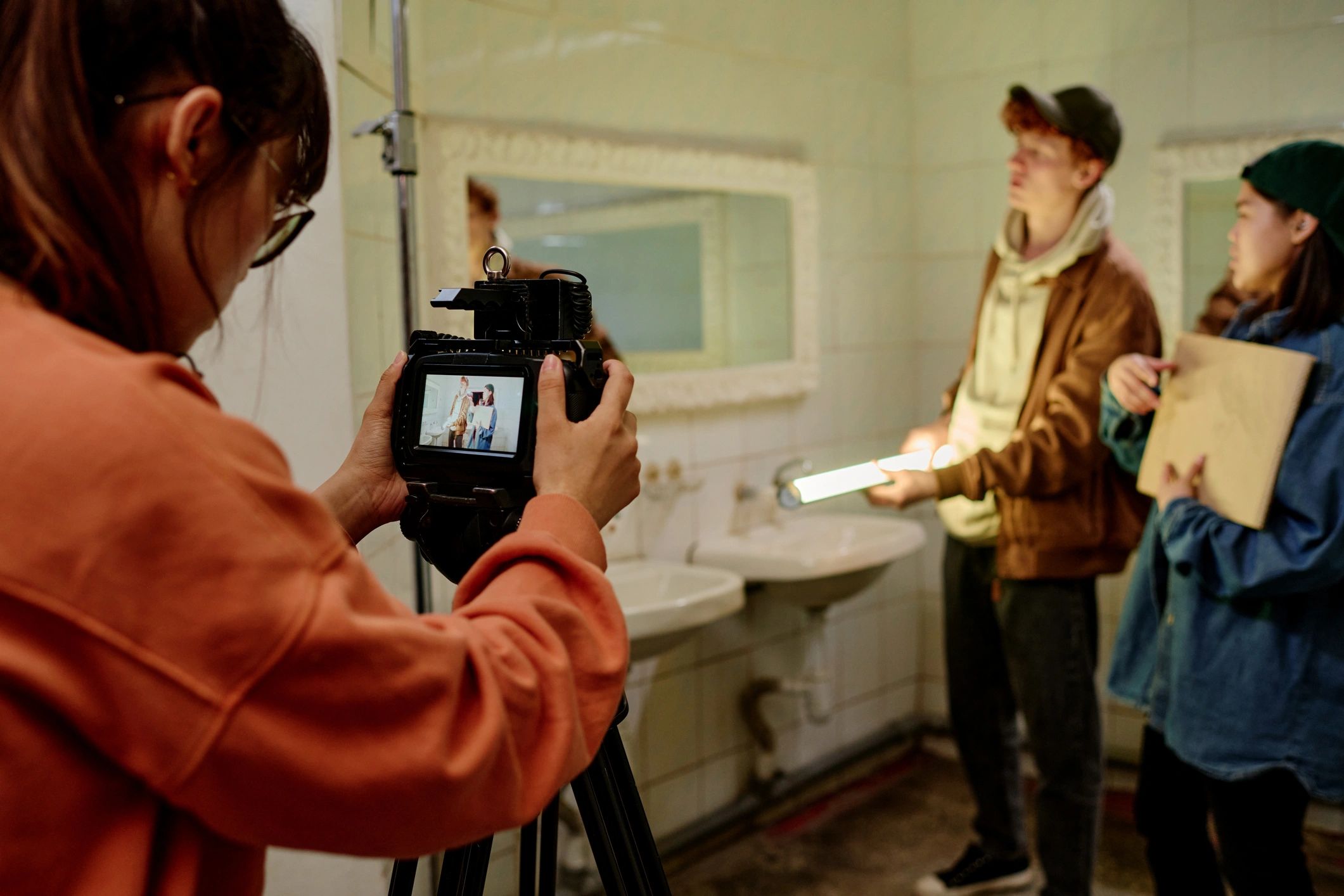 Filming at a client’s location
